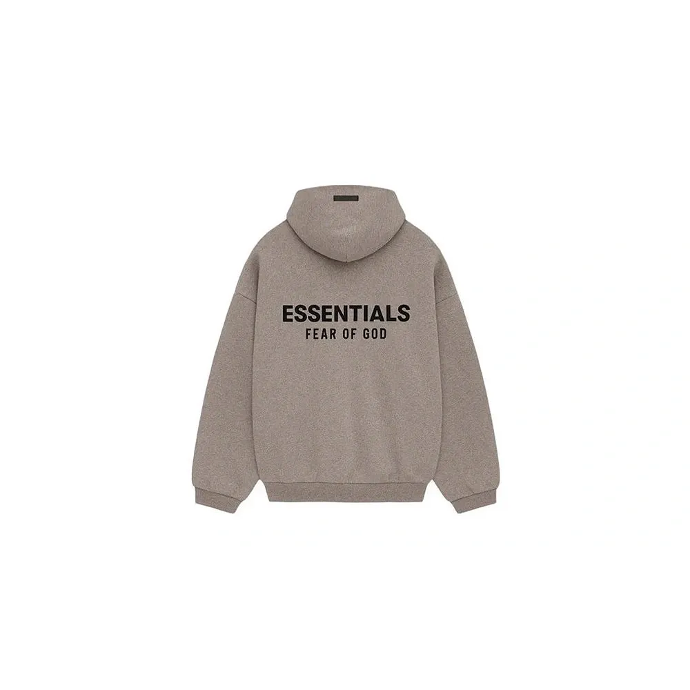 BLUZA FEAR OF GOD ESSENTIALS FLEECE HOODIE HEATHER GRAY (FW24) bluza streetwear