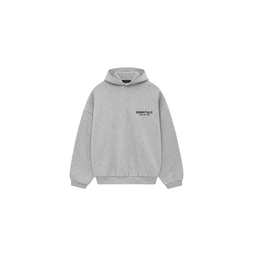 BLUZA FEAR OF GOD ESSENTIALS FLEECE HOODIE LIGHT HEATHER GRAY (FW24) bluza streetwear