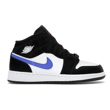 Jordan 1 Mid Black Racer Blue White