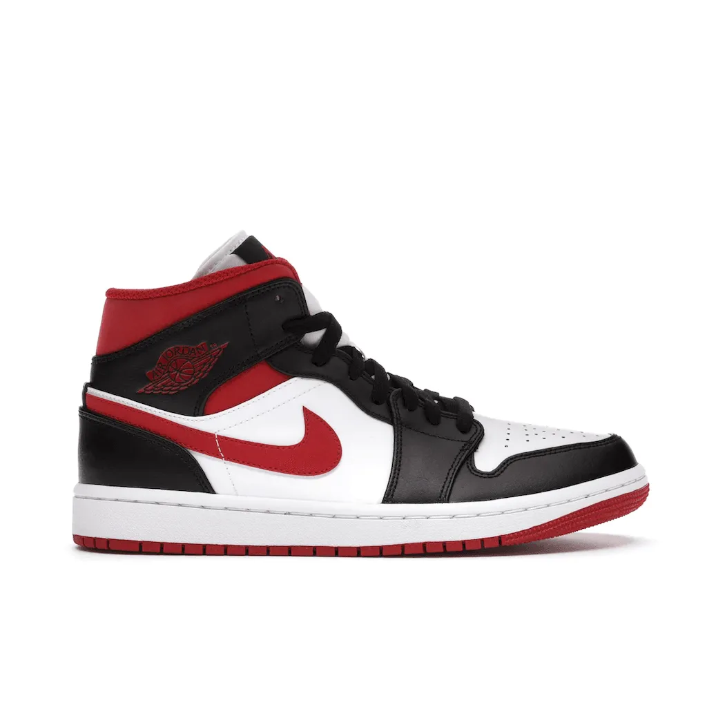 Jordan 1 Mid Gym Red Black White