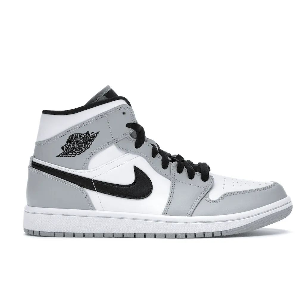 Jordan 1 Mid Light Smoke Grey (GS)