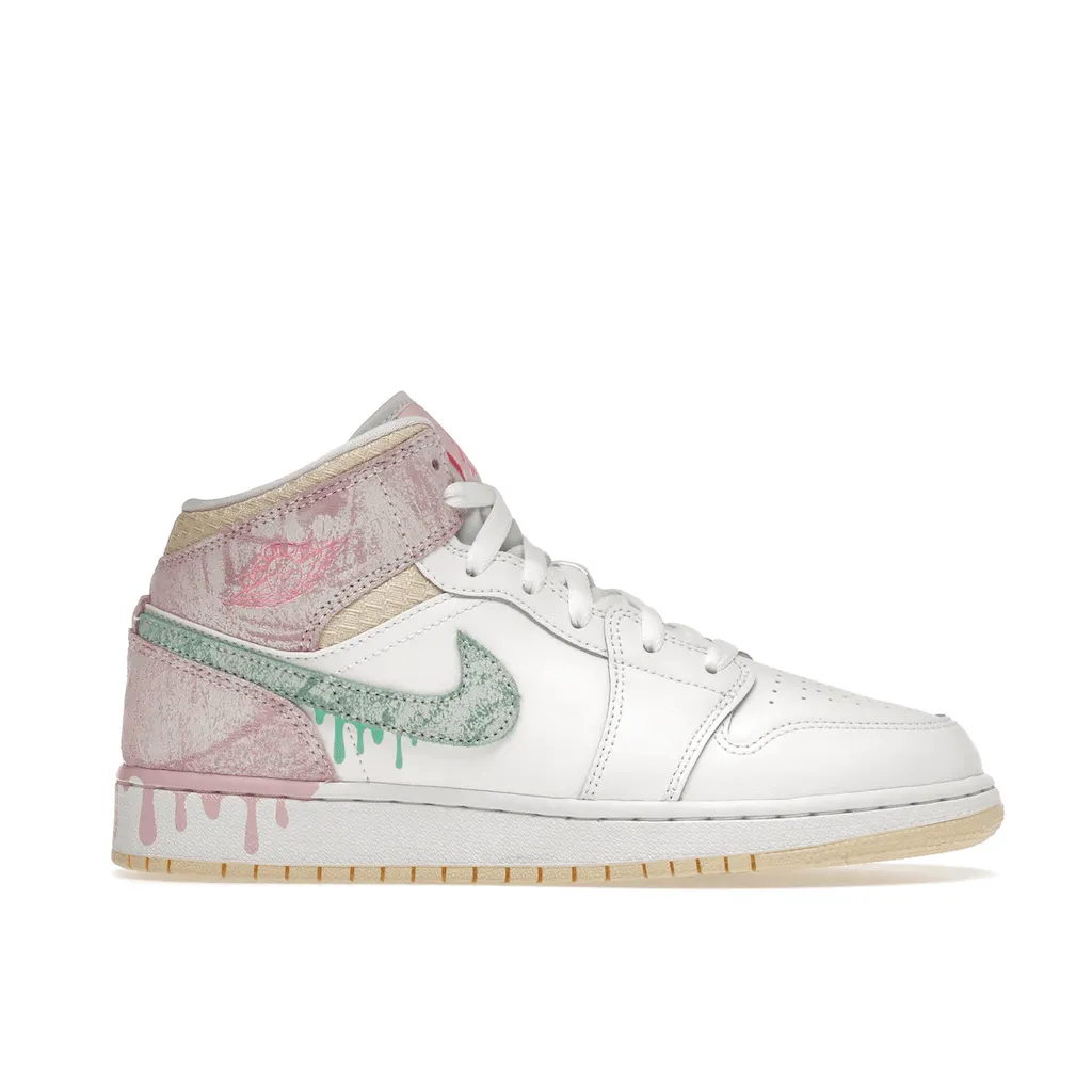 Jordan 1 Mid Paint Drip (GS)