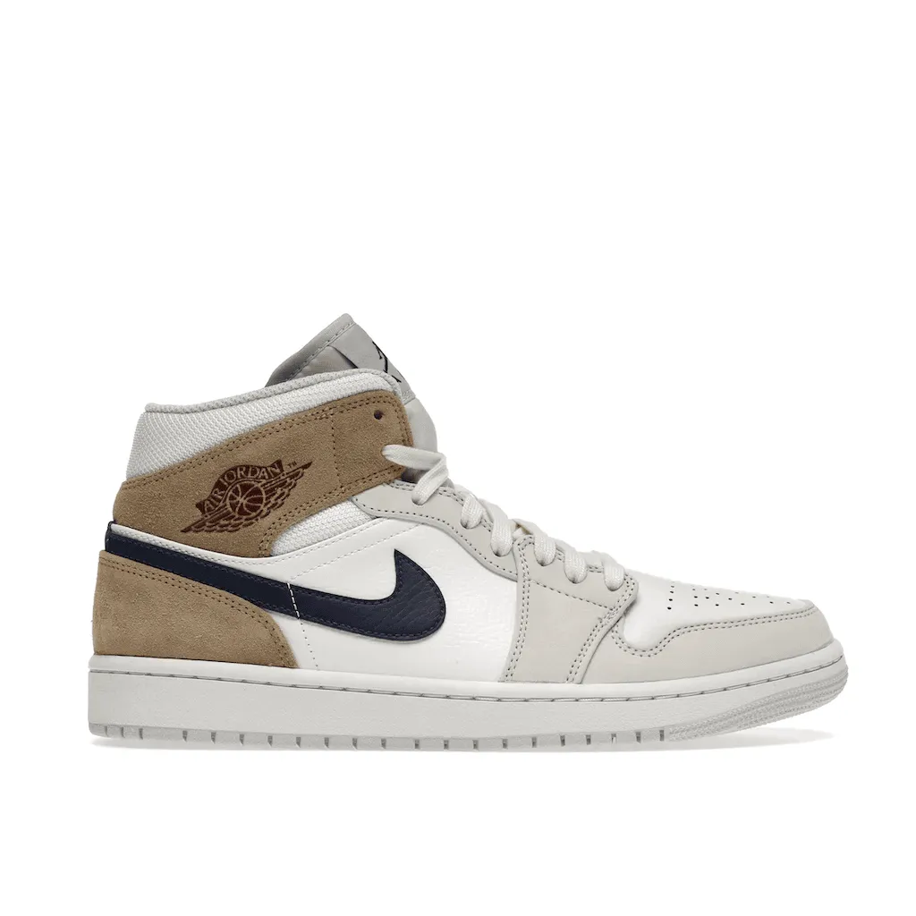 Jordan 1 Mid Tan Suede