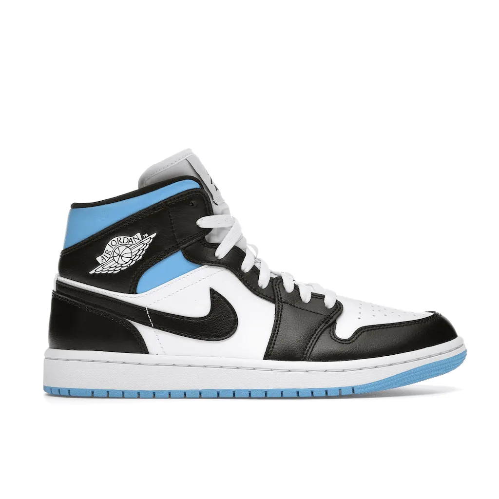 Jordan 1 Mid University Black White