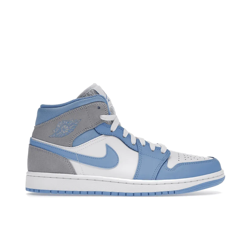 Jordan 1 Mid University Blue Grey