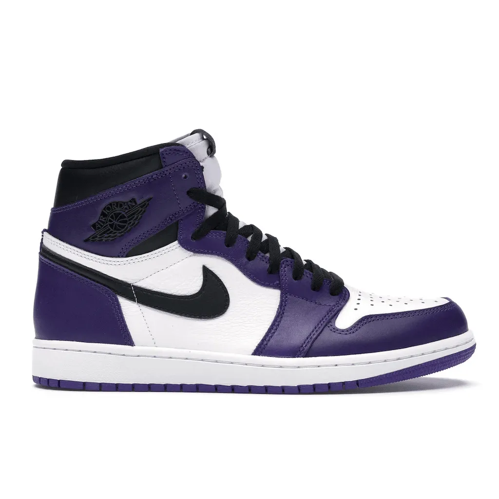 Jordan 1 Retro High Court Purple White