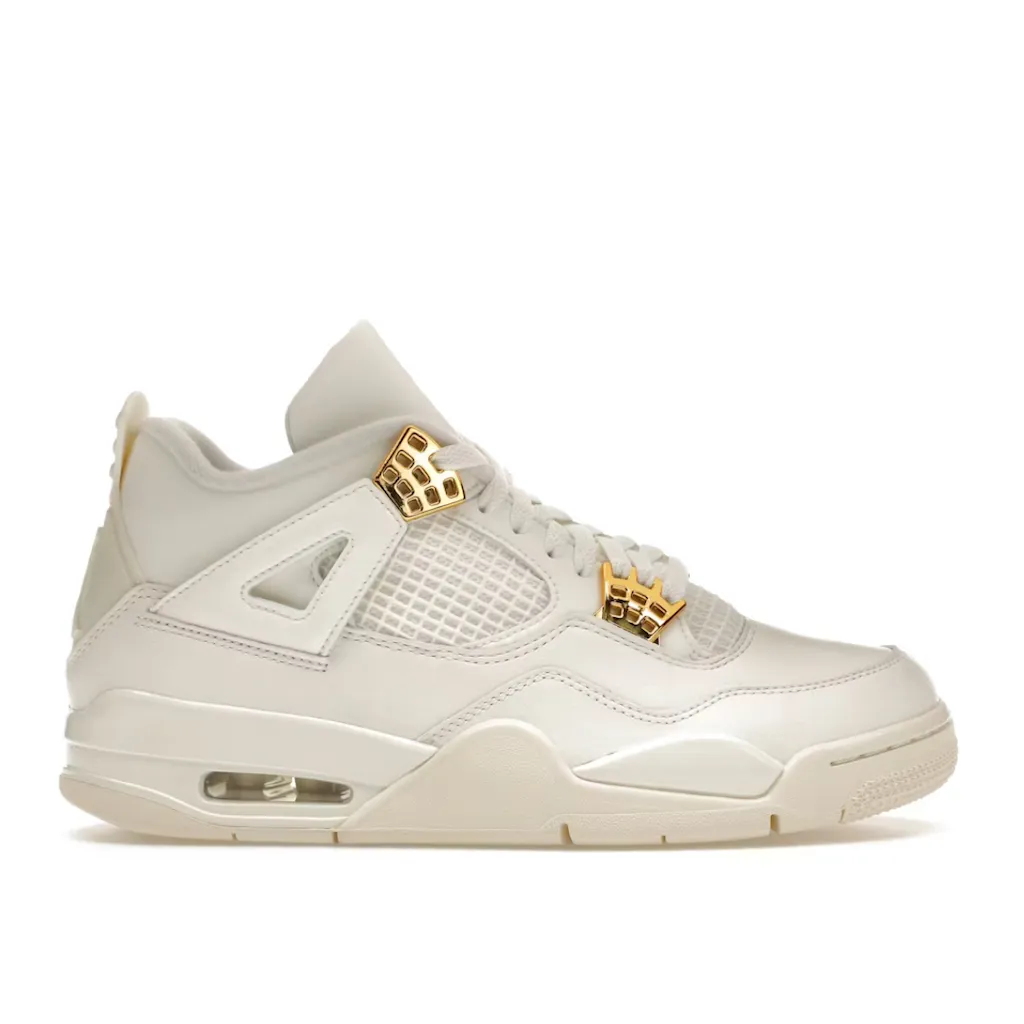 Jordan 4 Retro Metallic Gold (Women's)