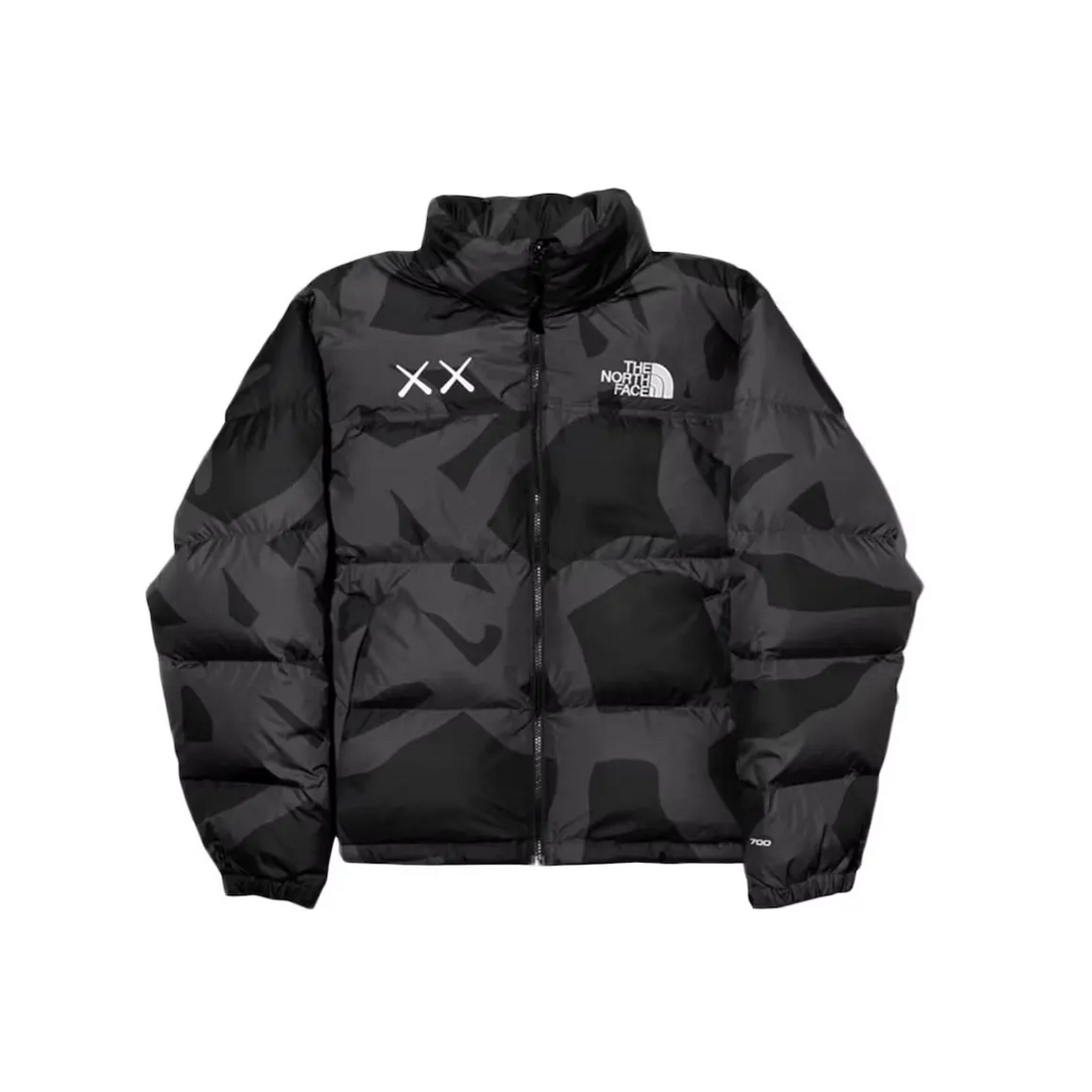 KAWS x The North Face Retro 1996 Nuptse Jacket Black kurtka streetwear
