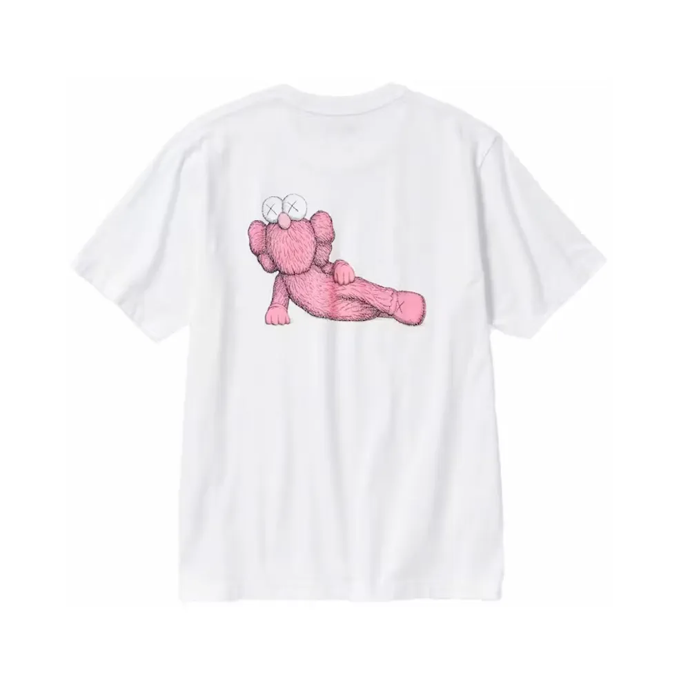 KAWS x Uniqlo UT Short Sleeve Graphic T-shirt White t shirt streetwear