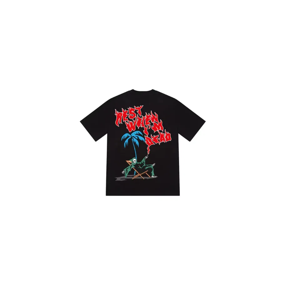 Trapstar Rest When I'm Dead Tee Black