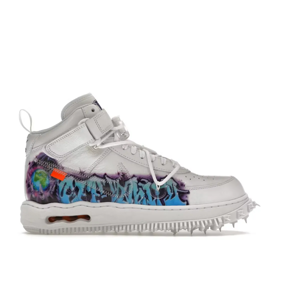 Nike Air Force 1 Mid Off-White Graffiti White