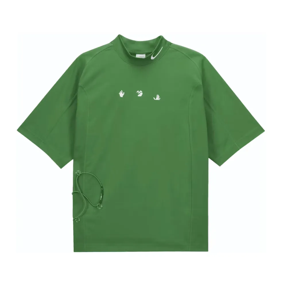 Nike x Off-White Short Sleeve Top Green t shirt streetwear
