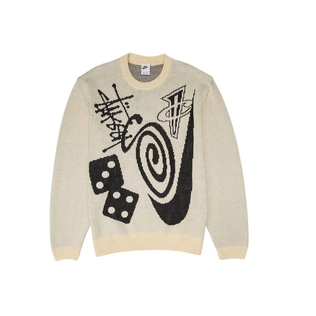 Nike x Stussy Knit Sweater Natural nike sneakersy