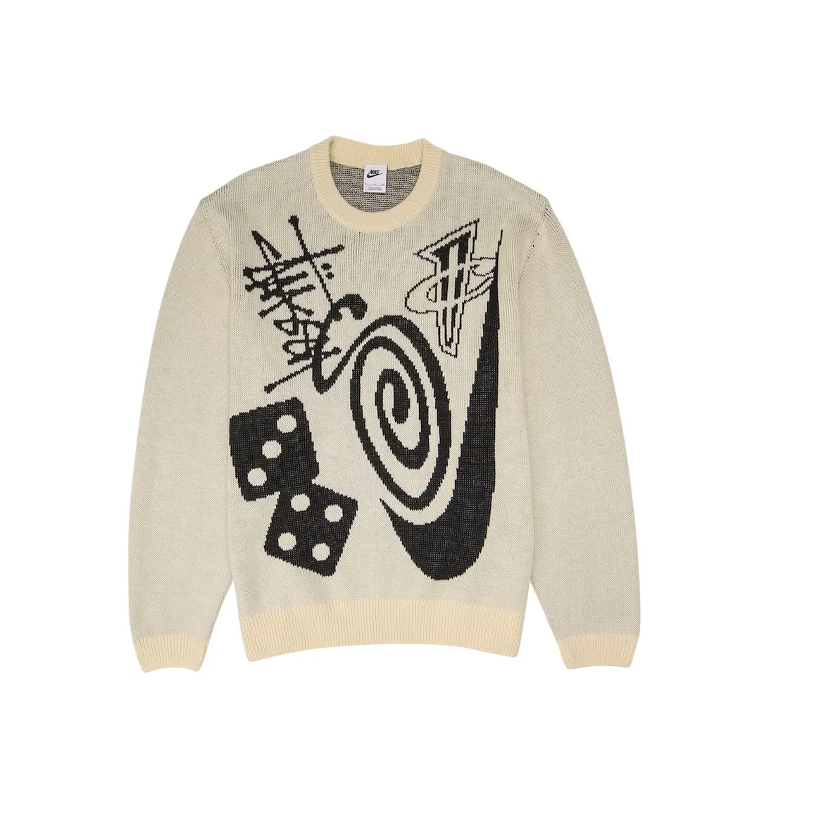 Nike x Stussy Knit Sweater Natural nike sneakersy