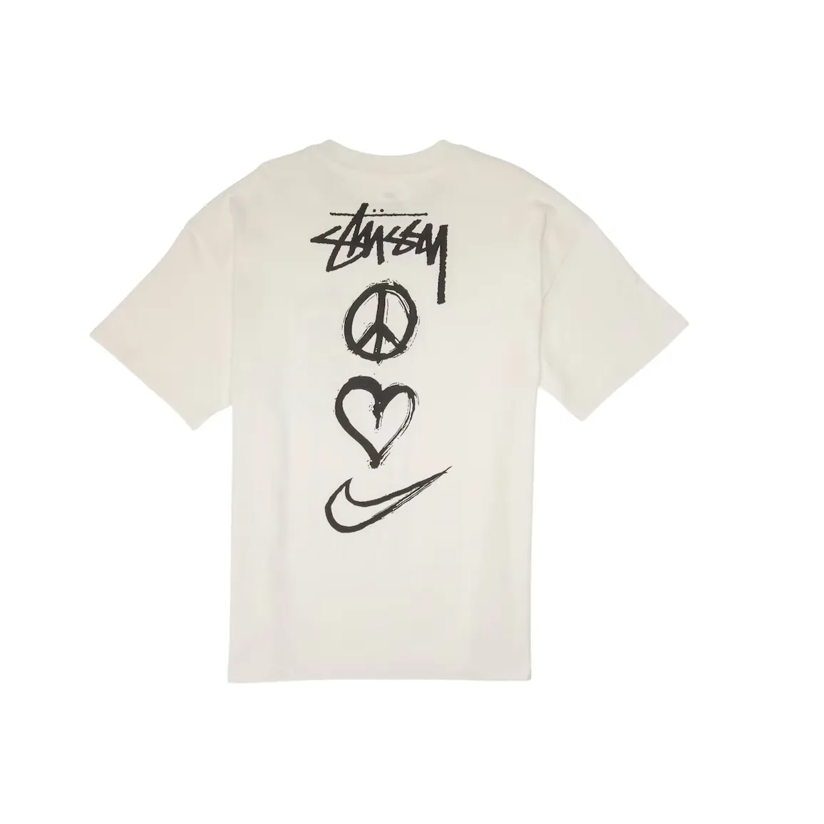 Nike x Stussy Peace, Love, Swoosh T-shirt White nike sneakersy