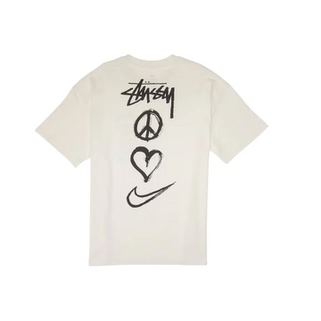 Nike x Stussy Peace, Love, Swoosh T-shirt White nike sneakersy