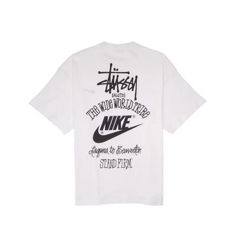 Nike x Stussy The Wide World Tribe T-Shirt White nike sneakersy