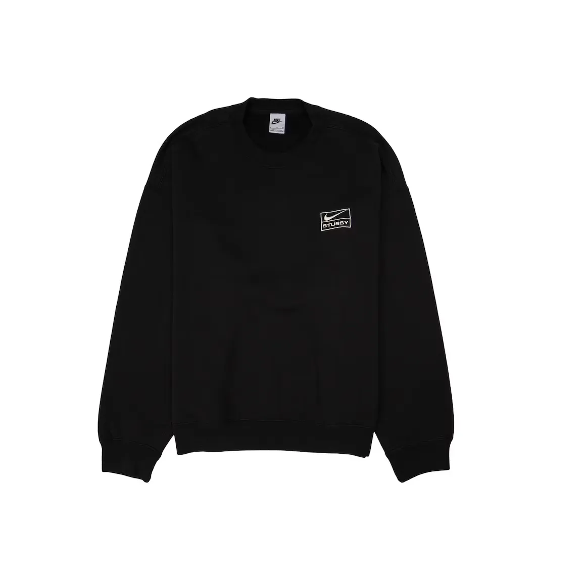 Nike x Stussy Wash Crew Fleece Black (SS23) nike sneakersy