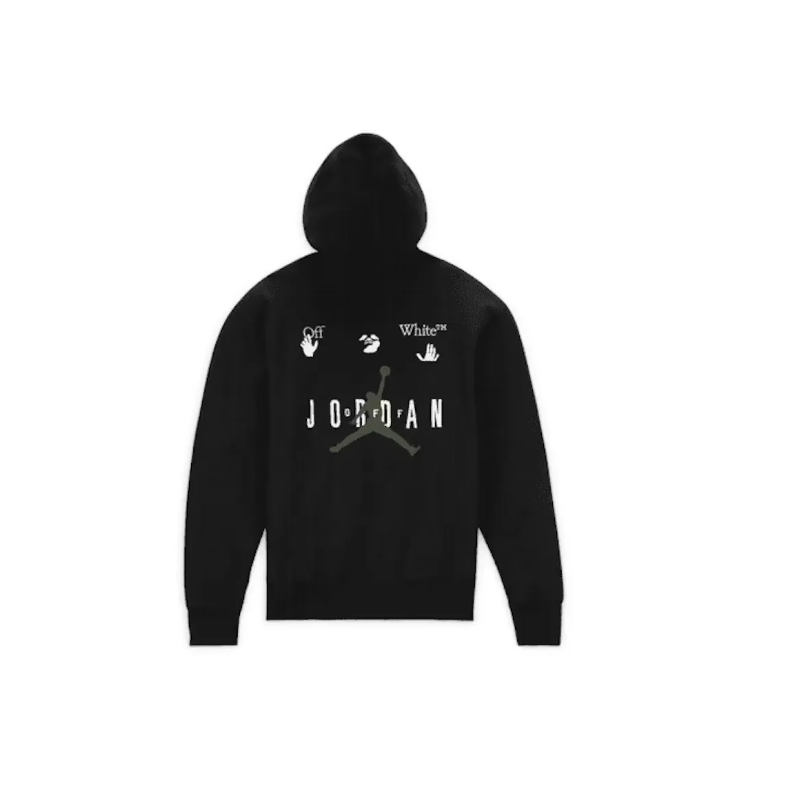 OFF-WHITE x Jordan Hoodie Black (FW21) bluza streetwear