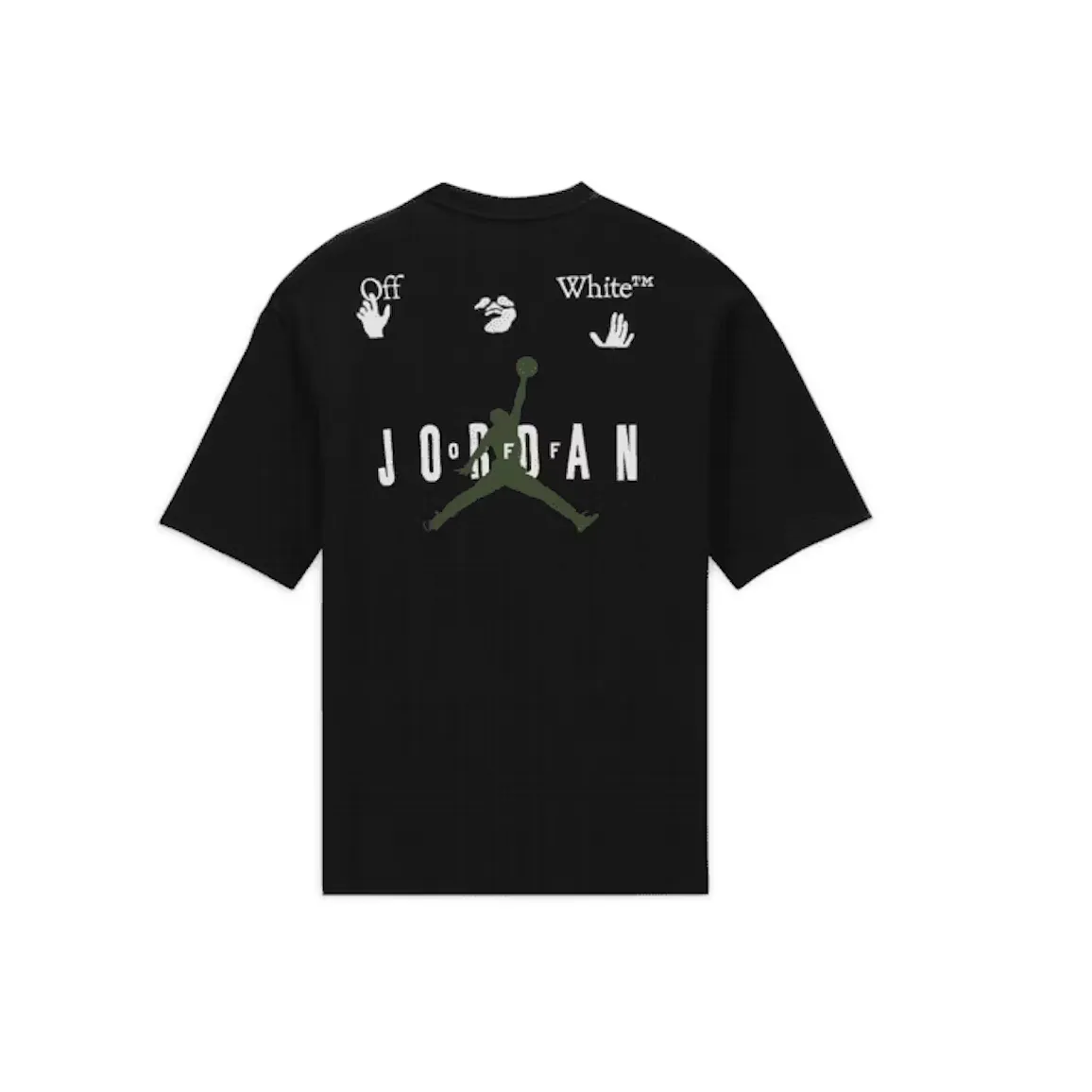 OFF-WHITE x Jordan T-shirt Black t shirt streetwear