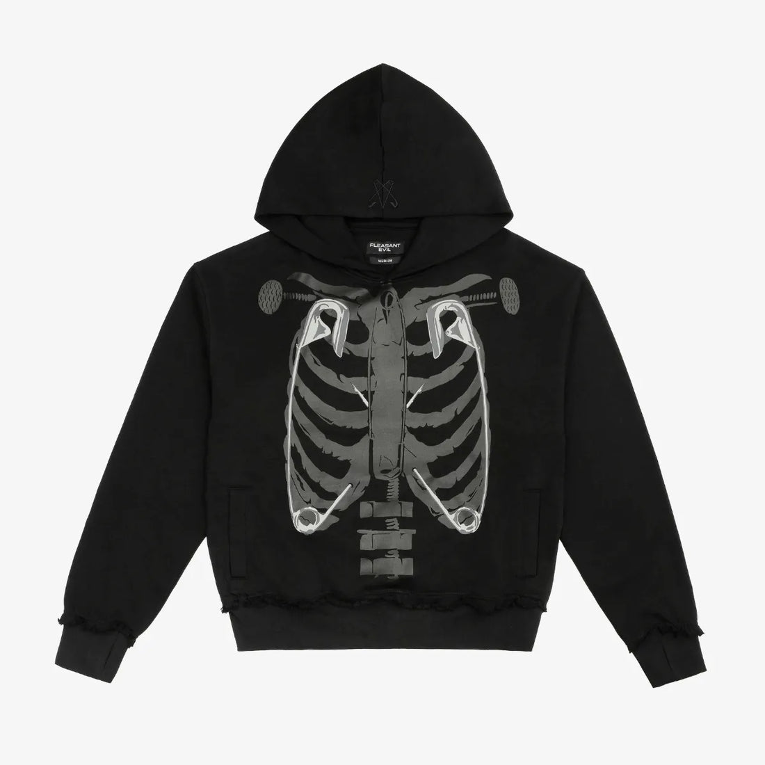 SKELETON HOODIE BLACK