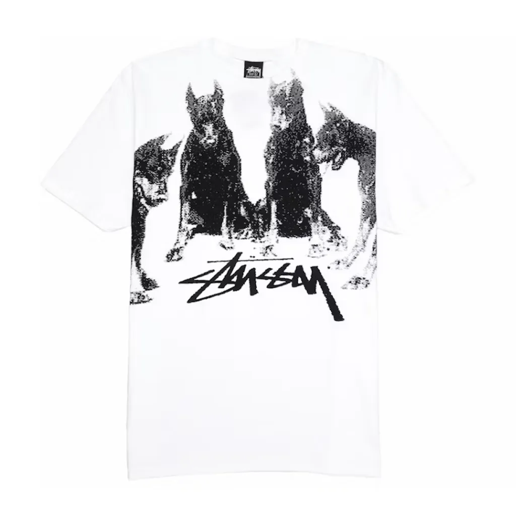 Stussy Doberman Tee White