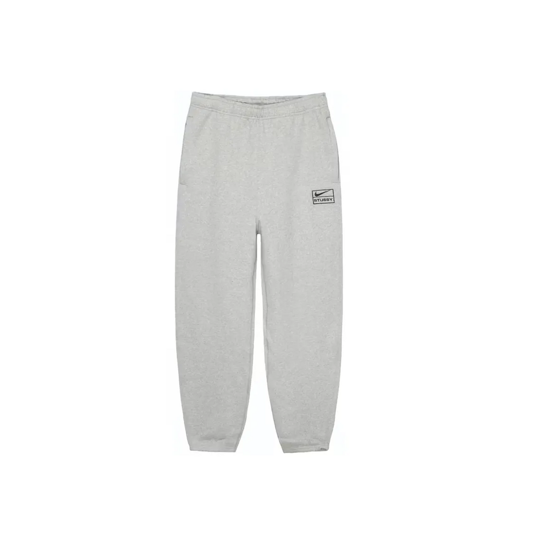 Stussy x Nike NRG BR Fleece Sweatpants (FW23) Grey Heather spodnie streetwear