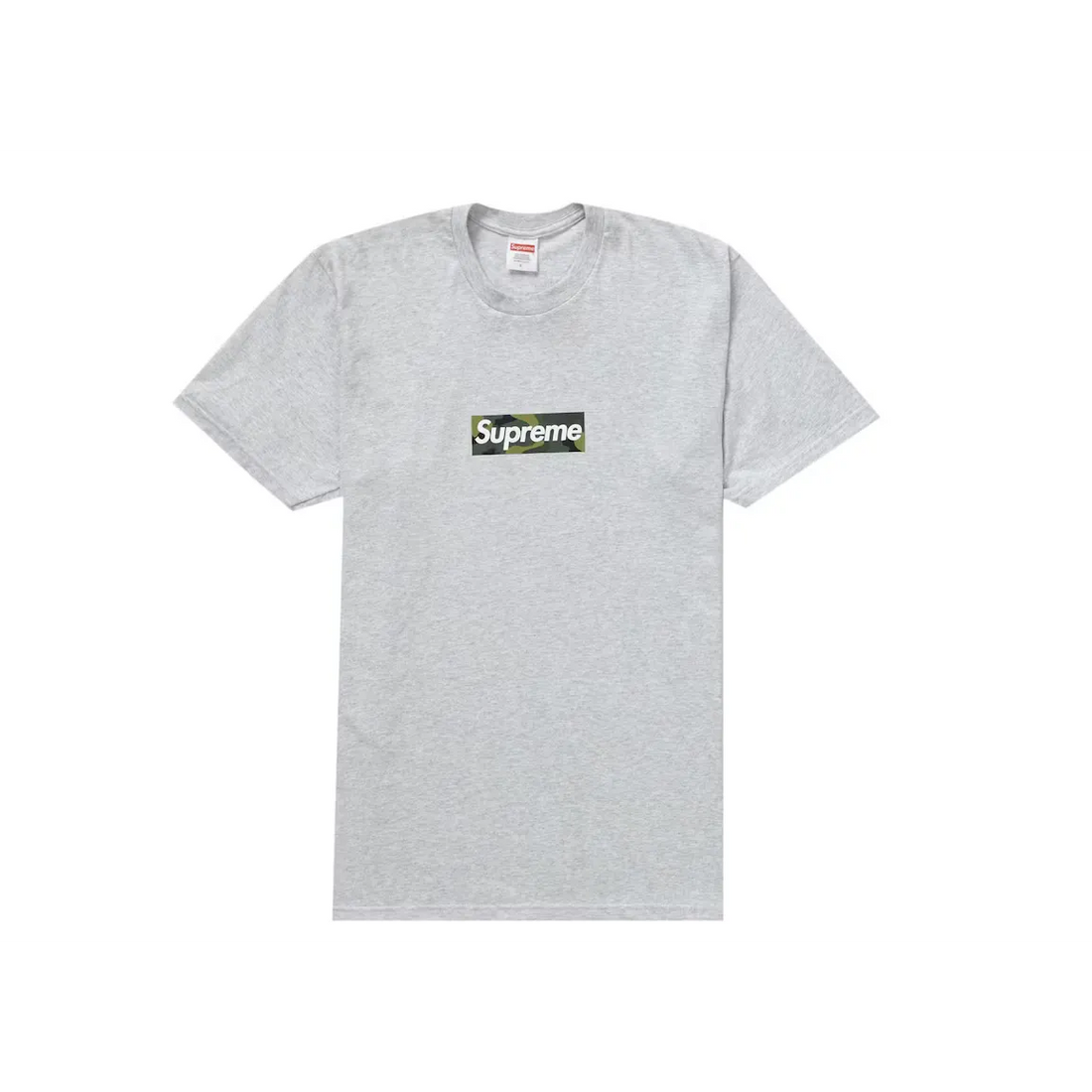 Supreme Box Logo Tee (FW23) Ash Grey t shirt streetwear