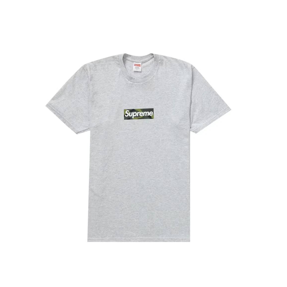 Supreme Box Logo Tee (FW23) Ash Grey t shirt streetwear