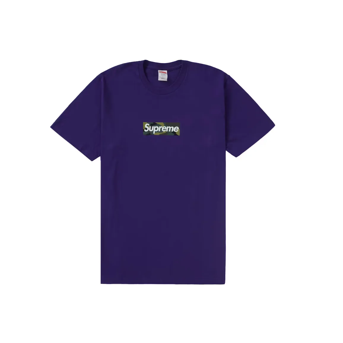 Supreme Box Logo Tee (FW23) Purple t shirt streetwear