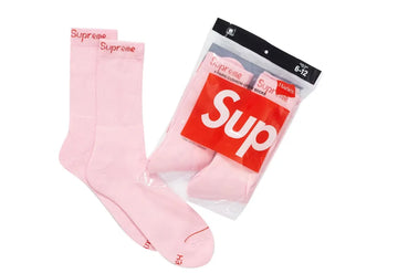 Supreme Hanes Skarpetki Różowe (4 szt)