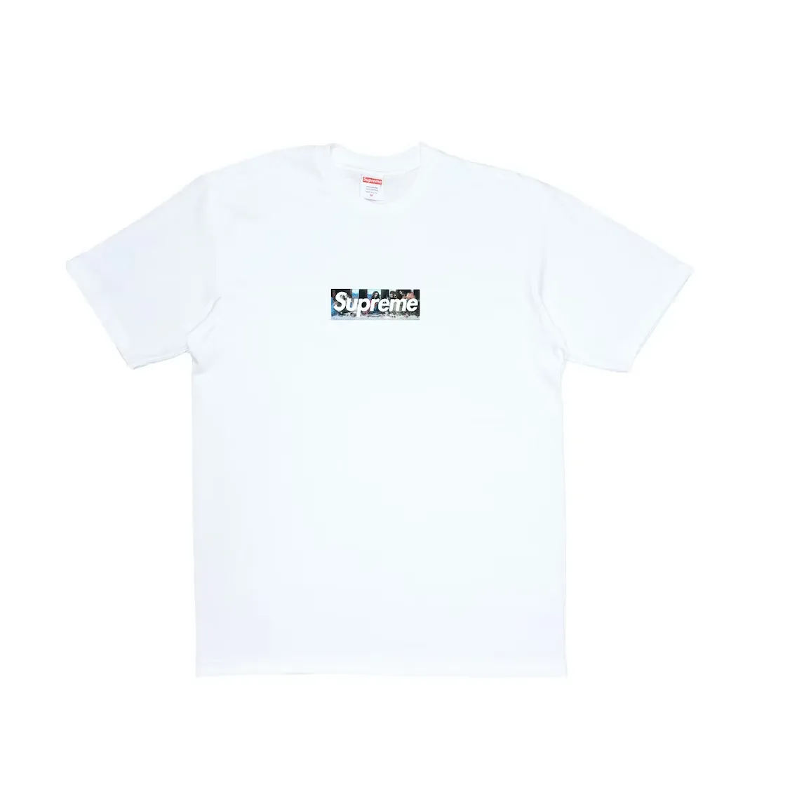 Supreme Milan Box Logo Tee White t shirt streetwear