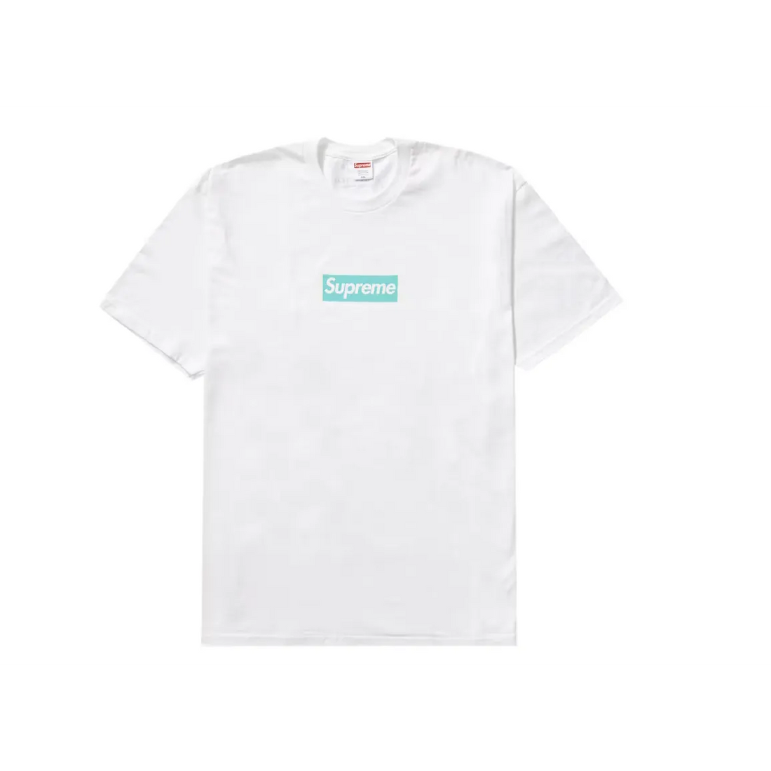 Supreme Tiffany & Co. Box Logo Tee White t shirt streetwear