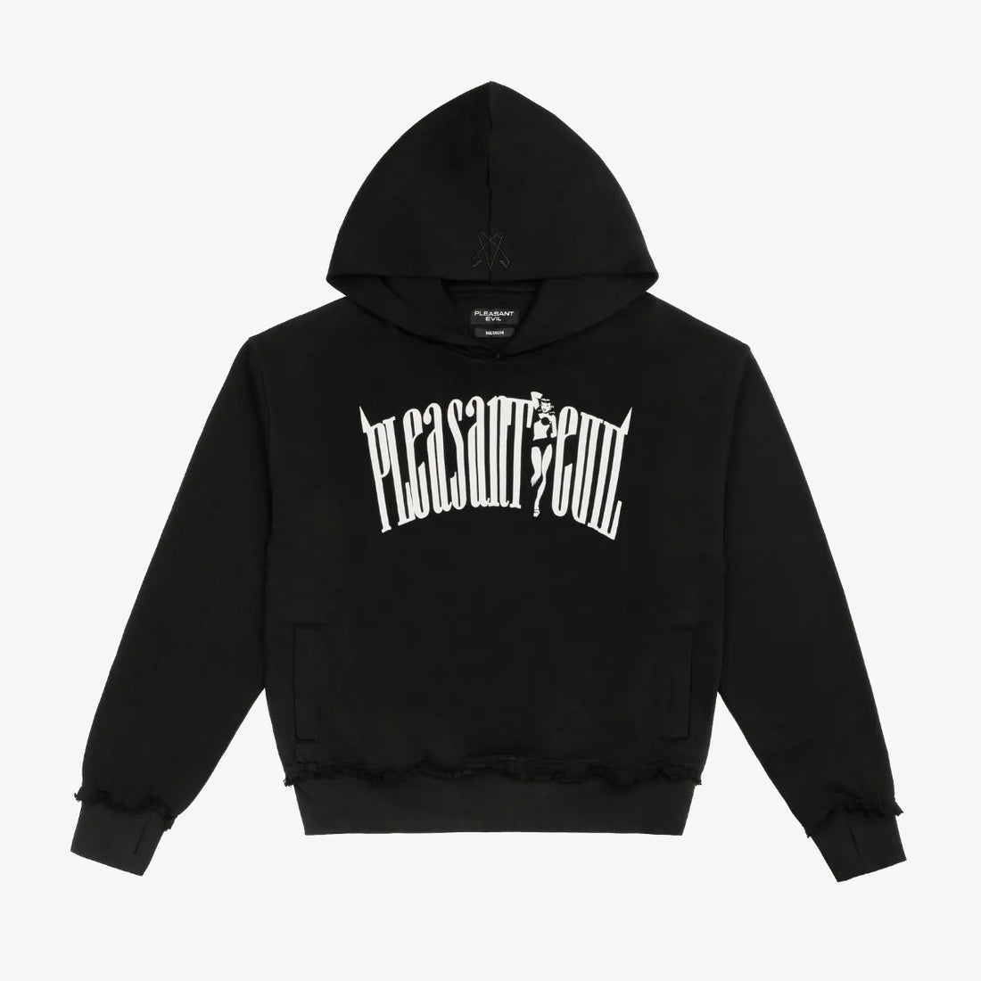 UNIVERSITY LOGO HOODIE BLACK
