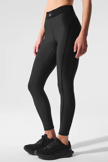 Legginsy - Airlift High-Waist 7/8 Line Up Legging - Black