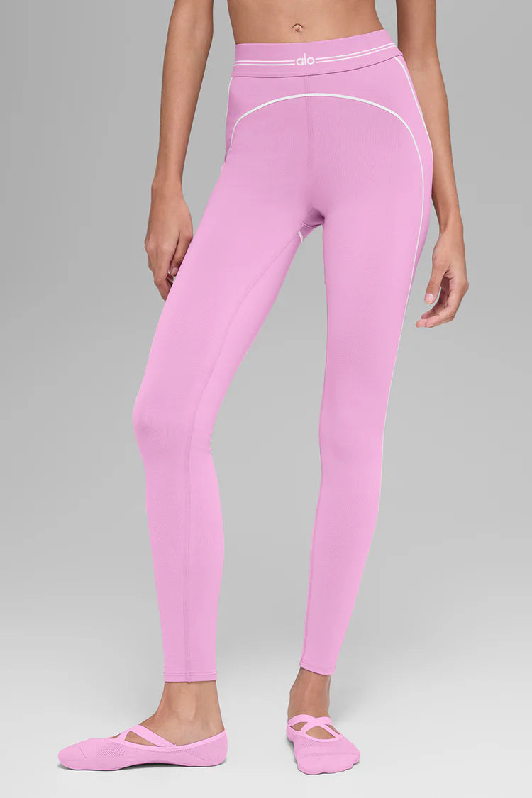 Airbrush Heart Throb Set - Candy Heart Pink/White (Top + Legginsy)
