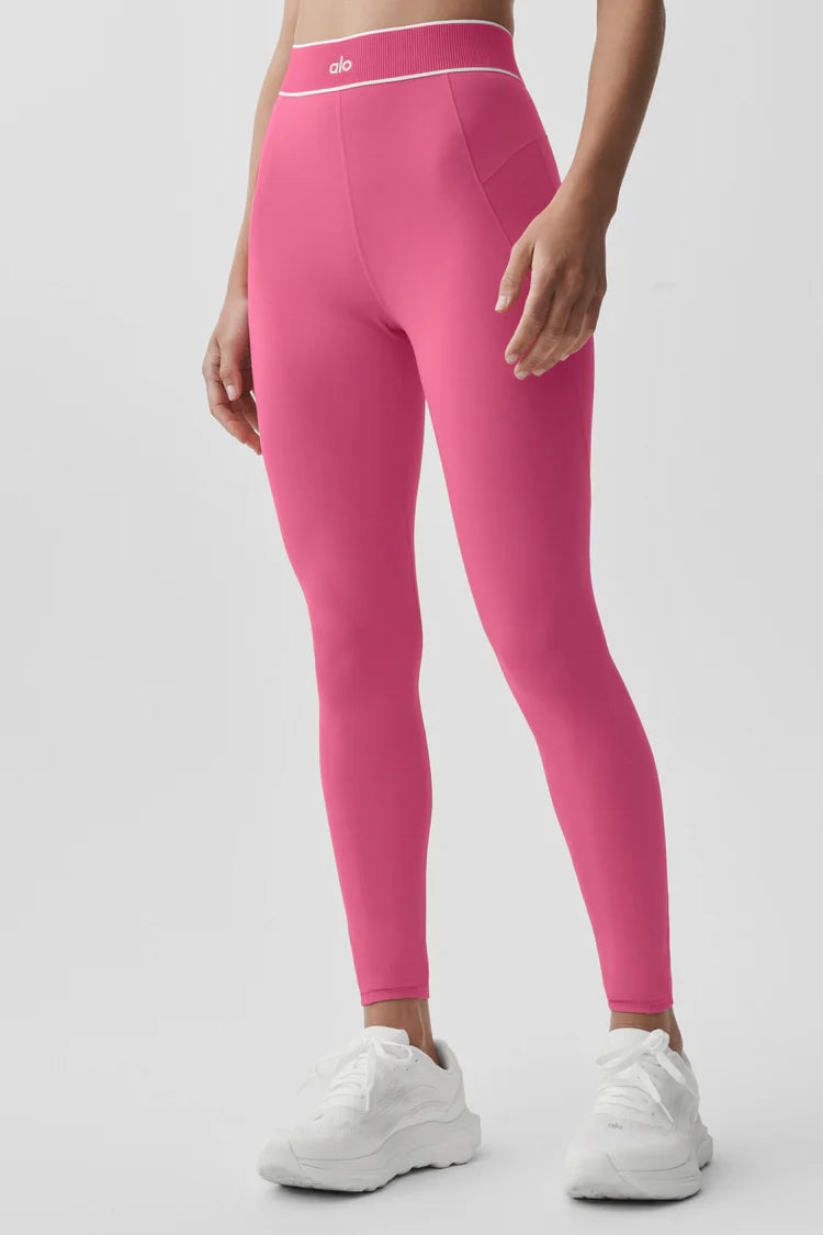ALO Softsculpt Amp It Up Set - Paradise Pink (Top + Legginsy)