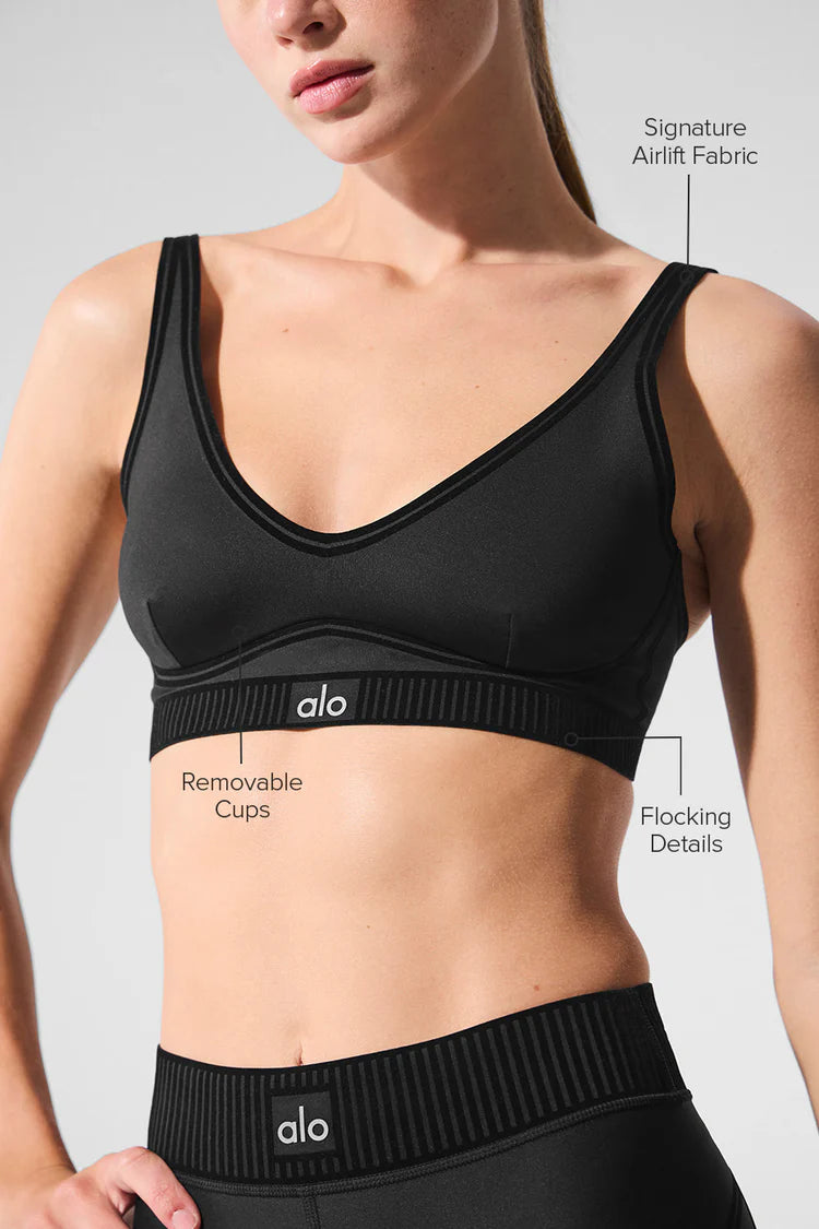 Airlift Line Up Set - Black (Top + Legginsy)