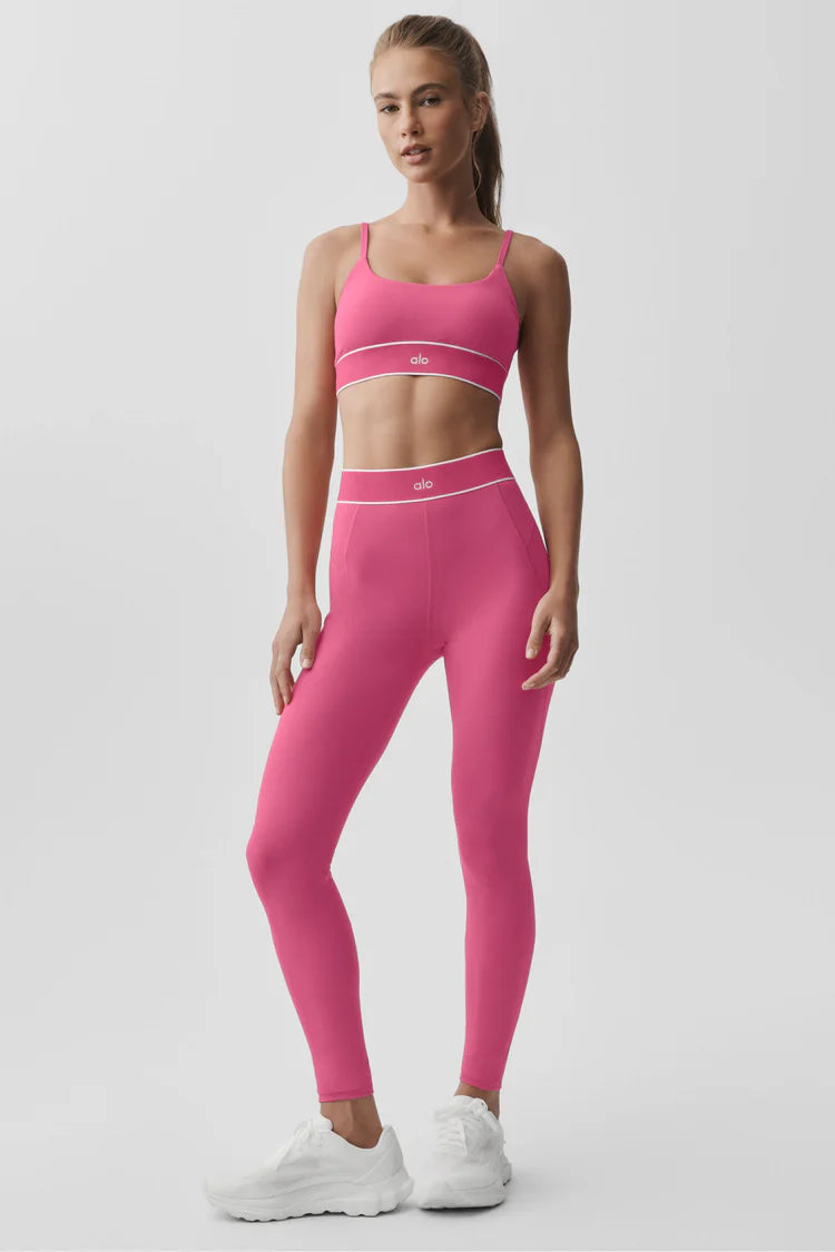 ALO Softsculpt Amp It Up Set - Paradise Pink (Top + Legginsy)