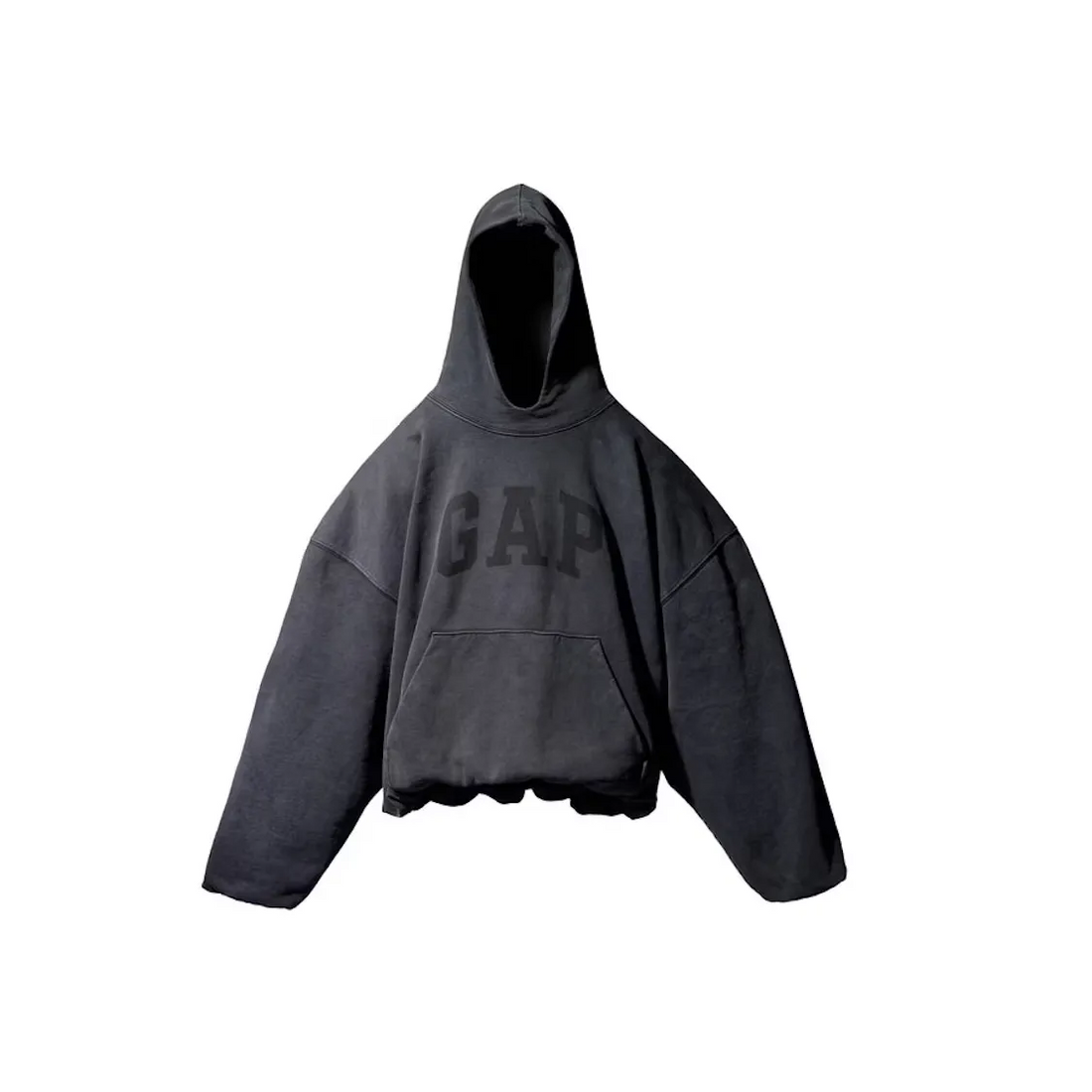 Yeezy Gap Engineered by Balenciaga Dove Hoodie Washed Black buty streetwear