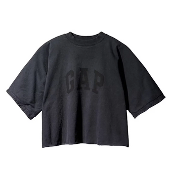 Yeezy Gap Engineered by Balenciaga No Seam Tee Washed Black buty streetwear