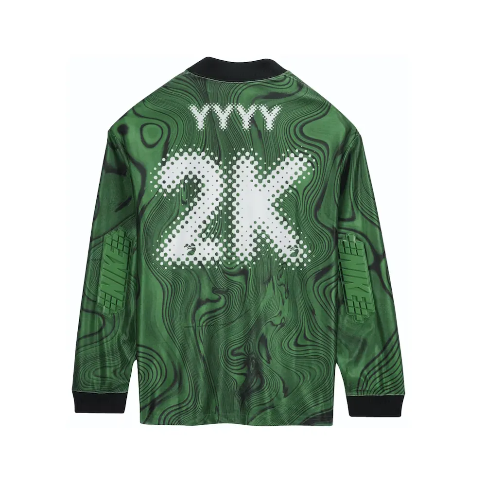 Nike x Off-White Allover Print Jersey Kelly Green kurtka streetwear