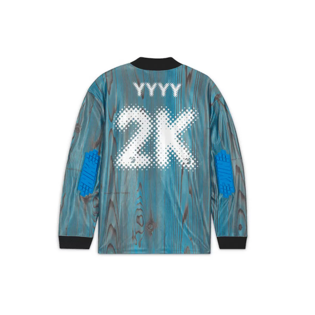 OFF-WHITE x Nike 001 Soccer Jersey Blue t shirt streetwear