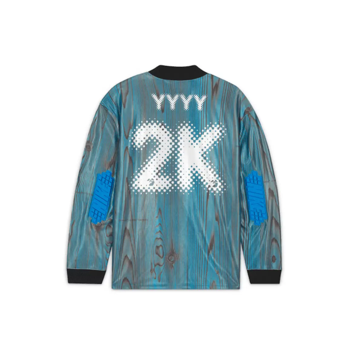 OFF-WHITE x Nike 001 Soccer Jersey Blue t shirt streetwear