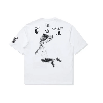 OFF-WHITE x Jordan T-shirt White t shirt streetwear