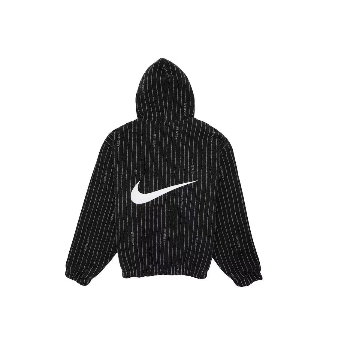 Nike x Stussy Striped Wool Jacket Black nike sneakersy