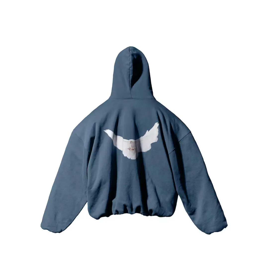 Yeezy Gap Engineered by Balenciaga Dove Hoodie Dark Blue buty streetwear