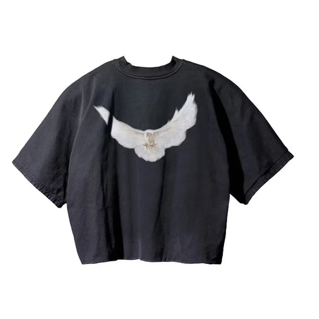 Yeezy Gap Engineered by Balenciaga No Seam Tee Washed Black buty streetwear