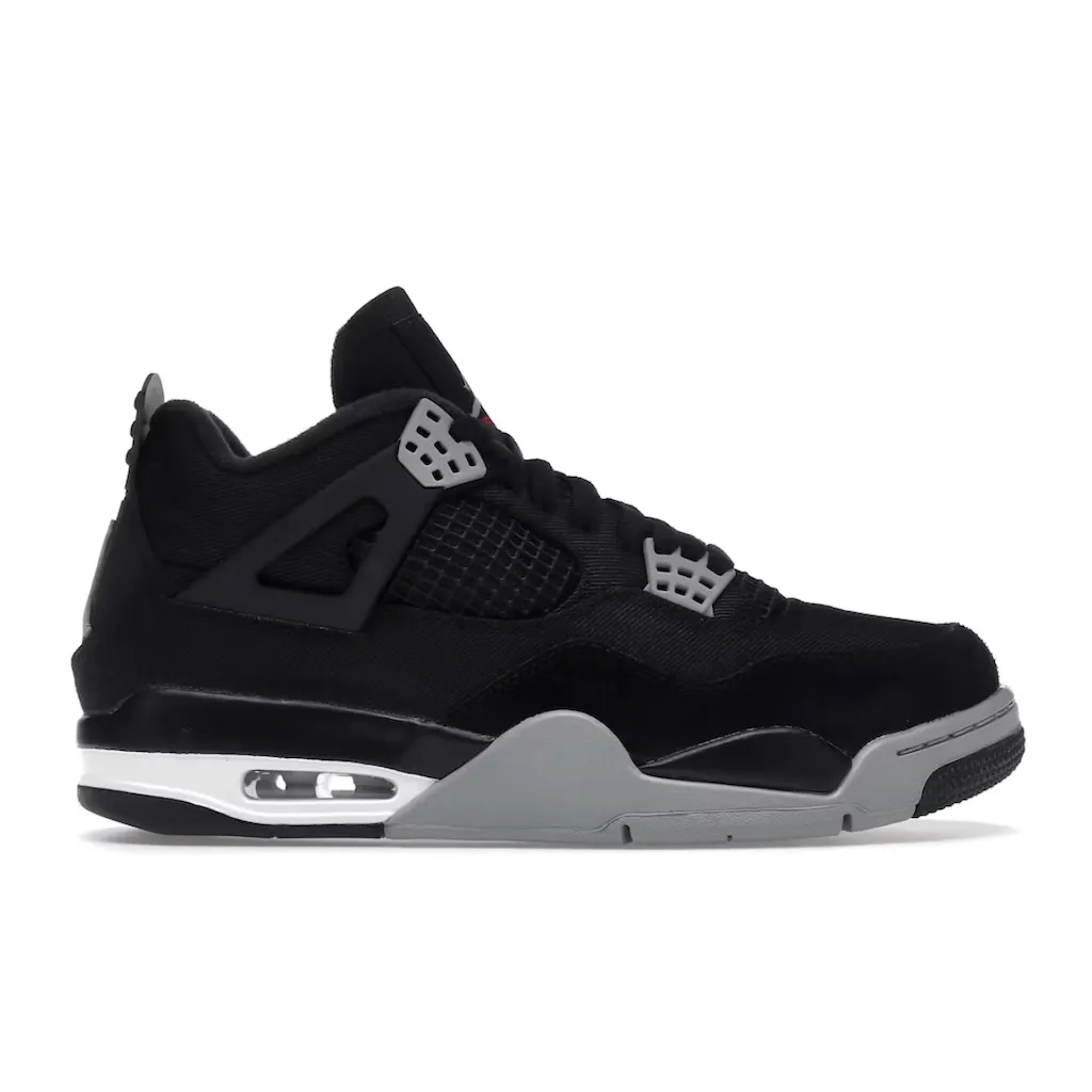 Jordan 4 Black Canvas (GS)