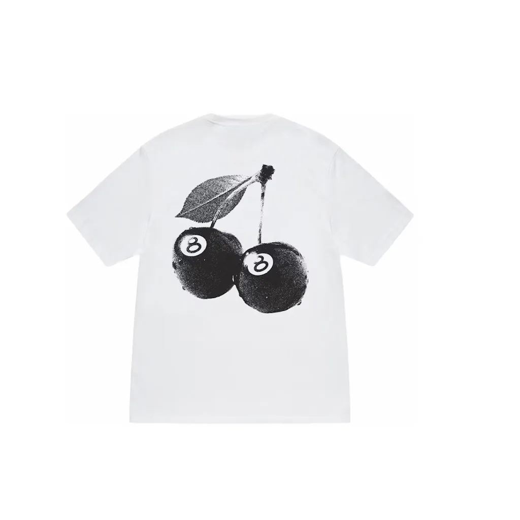 Stussy Cherries Tee White t shirt streetwear